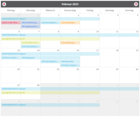 screenshot februar kalender 