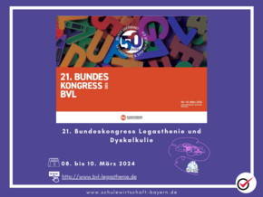 Flyer für den 21. Bundeskongress des BVL
