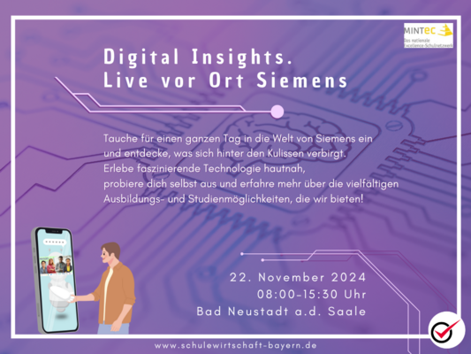 Erlebe digitale Innovationen – Live bei Siemens!