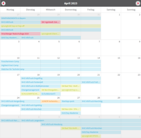 screenshot SW Kalender April 2023