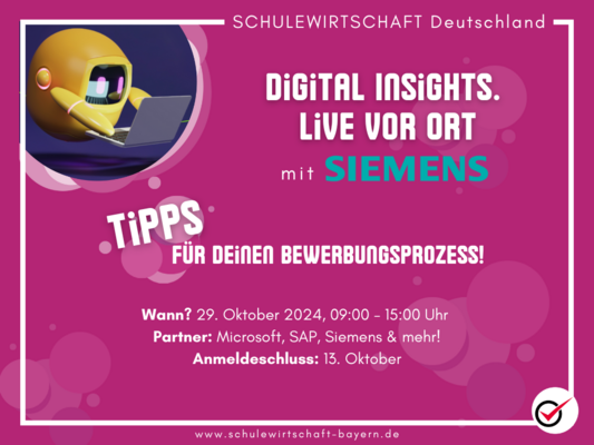 Digital Insights. Live vor Ort mit Siemens