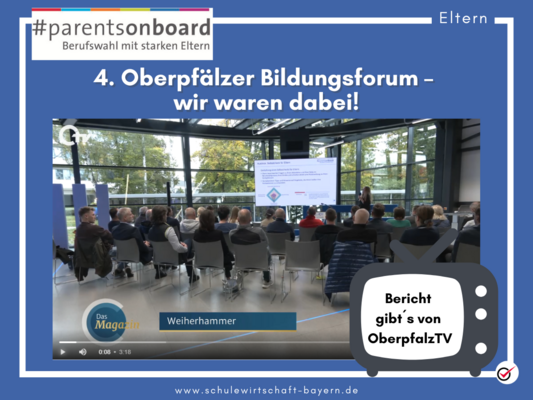 4. Oberpfälzer Bildungsforum – wir waren dabei!