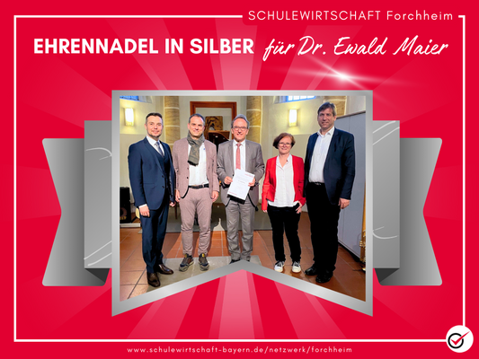 Verleihung der Ehrennadel in Silber