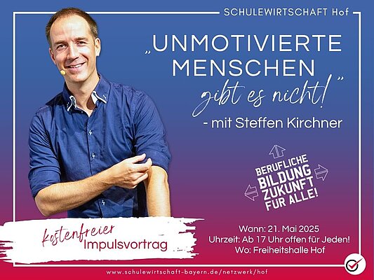 Motivationsvortrag „Unmotivierte Menschen gibt es nicht!“