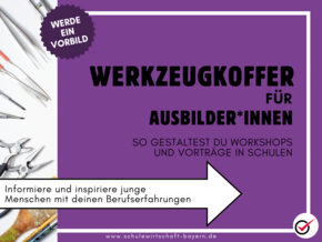 Info zum Werkzeugkoffer für Ausbilder*innen