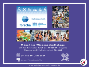 Nähere Informationen finden Sie unter: FORSCHA - Münchner Wissenschaftstage