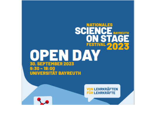 Eröffnung des Nationalen Science on Stage Festival an der Universität Bayreuth